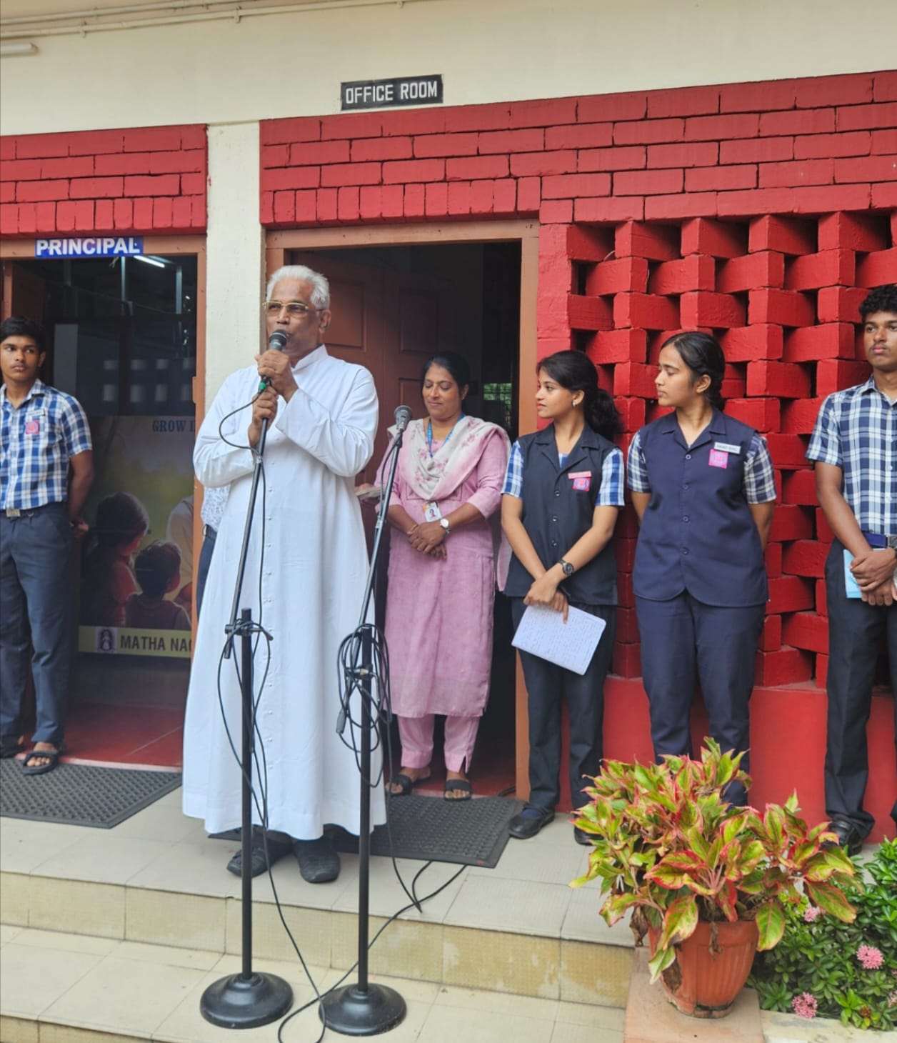 Our New Respected Manager Rev.Fr.Jose Edasserry is formally assuming charge of the school today